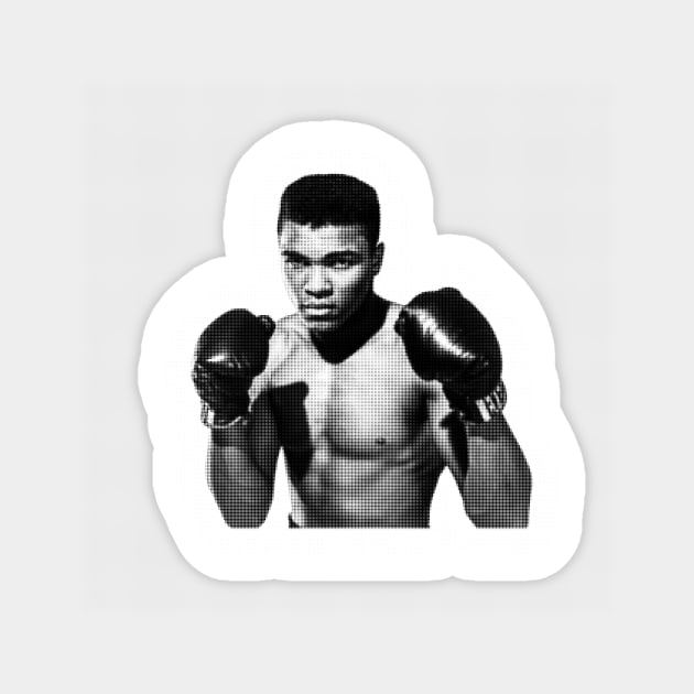 Muhammad Ali Halftone Style Sticker by Eins99